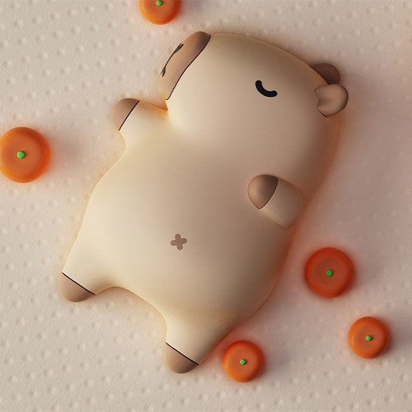 CapyNap Breathing Capybara Night Light Lamp