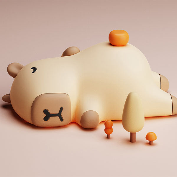 CapyNap Breathing Capybara Night Light Lamp
