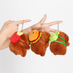 Capybara 5" Kawaii Backpack Bag Charm Hanger Plush Toy (1pc) Multiple Styles