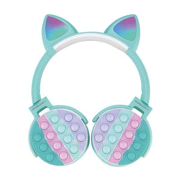 SoundLogicXT Cat Ear LED Wireless Popping Fidget Headphones | Assorted Colors Simple Shopatshowcase 