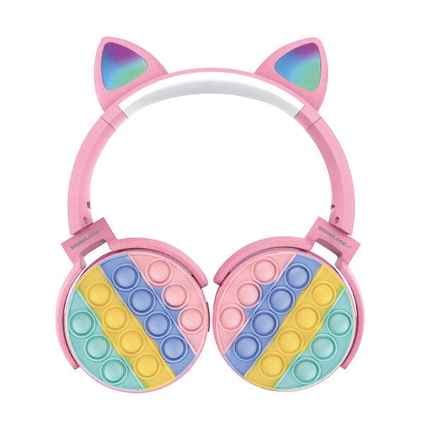 SoundLogicXT Cat Ear LED Wireless Popping Fidget Headphones | Assorted Colors Simple Shopatshowcase 