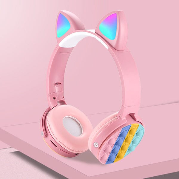 SoundLogicXT Cat Ear LED Wireless Popping Fidget Headphones | Assorted Colors Simple Shopatshowcase 