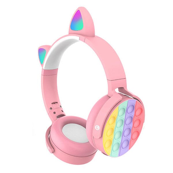 SoundLogicXT Cat Ear LED Wireless Popping Fidget Headphones | Assorted Colors Simple Shopatshowcase 