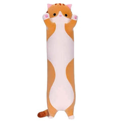 Long Animal Plush Toy Styles (3FT Long!) | Orange Tabby Cat Simple Showcase 