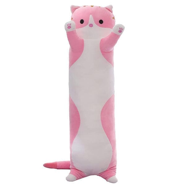 Long Animal Plush Toy Styles (3FT Long!) | Pink Tabby Cat Simple Showcase 