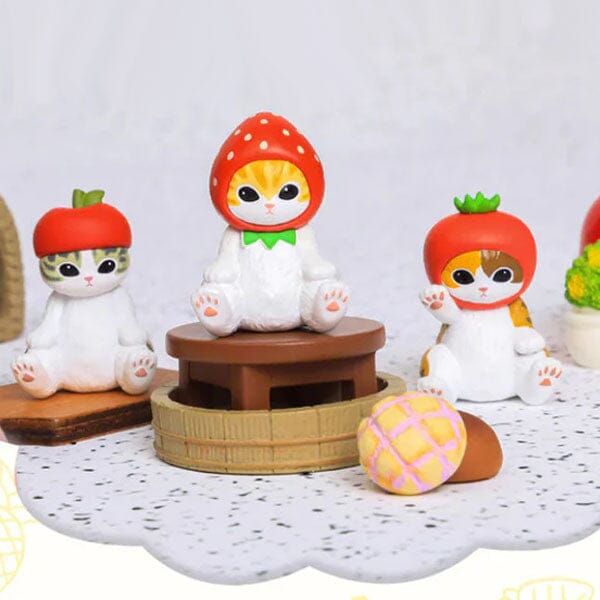 Mofusand© Cute Series 2 Decorative Collectable Mini Cat Figurines Blind Bag (4pc) Simple Mofusand 