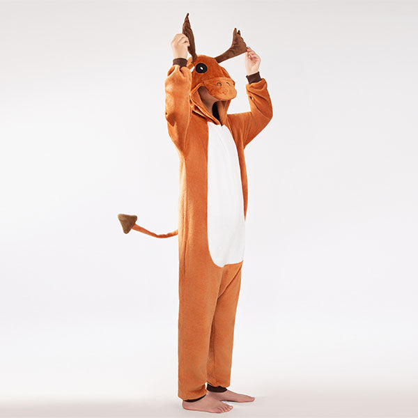 Cozy Cuddler Moose Flannel Onesie For Adults & Kids (1pc) Multiple Sizes