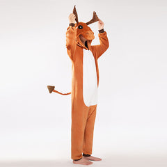 Cozy Cuddler Moose Flannel Onesie For Adults & Kids (1pc) Multiple Sizes