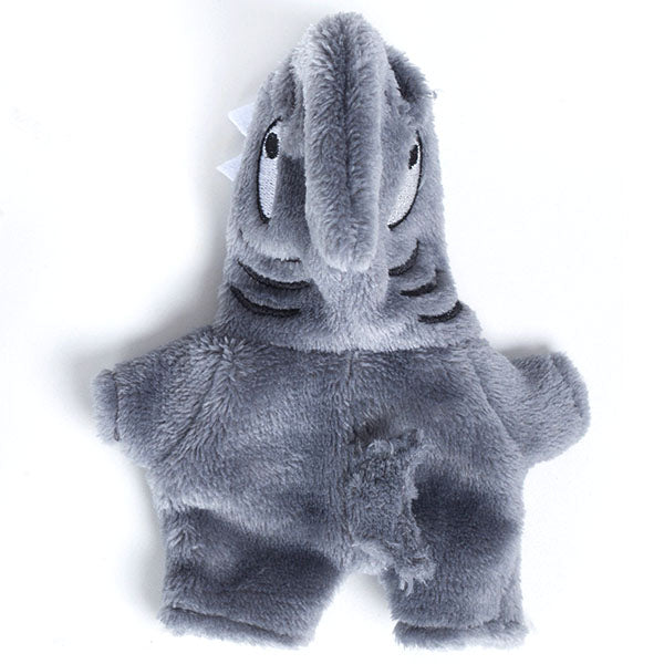 Outfit: Grey Shark Onesie Costume for Dolls - Petite Threads x Cozy Cuddler Simple Exclusive 
