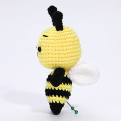 The LOOP Brigade: DIY Mini Crochet Plush Toy Complete Kit For Beginners - Chanel the Bumble Bee