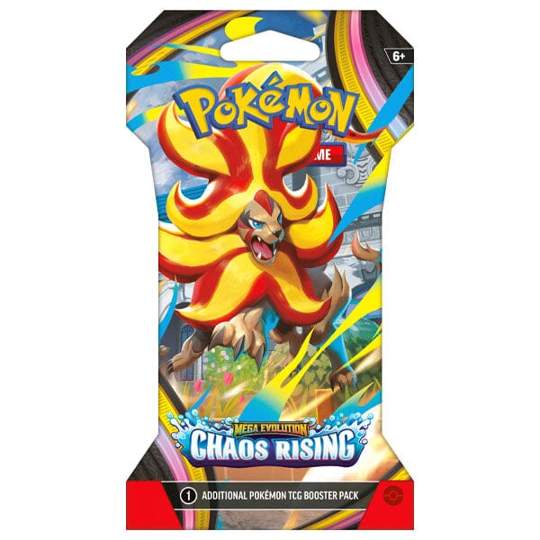 Pokémon TCG: ME04 Mega Evolution Chaos Rising Sleeved Booster Pack Simple Pokémon 