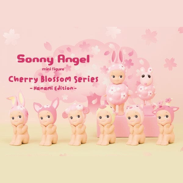Sonny Angel Collectable Mini Cherub Figurines Cherry Blossom Series Hanami Edition Blind Box (1pc) Simple Sonny Angel 