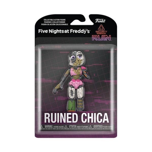 Funko Action Figures: Five Nights At Freddy's Security Breach Ruined Chica Simple Showcase 