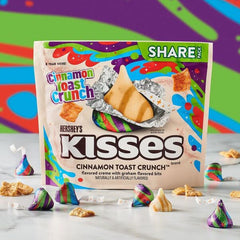 Hershey's Kisses Cinnamon Toast Crunch Flavored Candy Share Pack (9oz) Simple Hershey's 