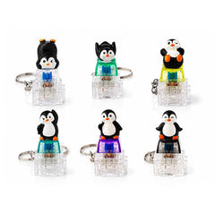 ClikCharms Fidget Keyboard Clicker Keychain - 1 Random 3D Animal Design