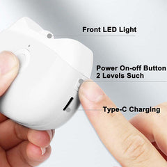 Clippity Rechargeable Electric Nail Clipper with LED Light