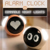 GleamGreet Digital Cute Face Alarm Clock