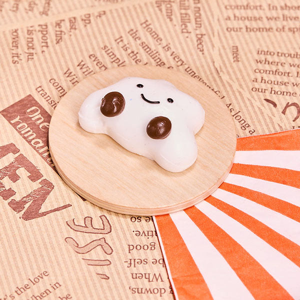 SqueezeSquad Taba Deluxe Premium Silicone Squishy Fidget Toy - Cloud Dumpling
