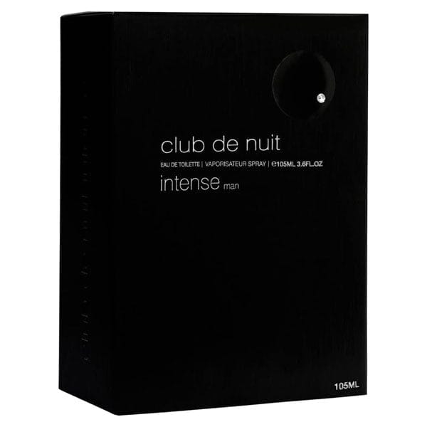 Club De Nuit: Intense Man By Armaf Masculine Eau de Toilette Fragrance Spray (105mL) Simple Showcase 