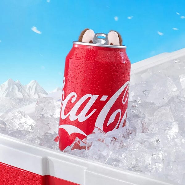 Pop Mart x THE MONSTERS: Coca-Cola Series Plush Keyring Figurine Blind Box (1pc) Simple Pop Mart 