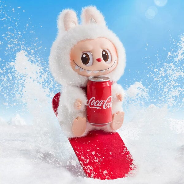 Pop Mart x THE MONSTERS: Coca-Cola Series Plush Keyring Figurine Blind Box (1pc) Simple Pop Mart 