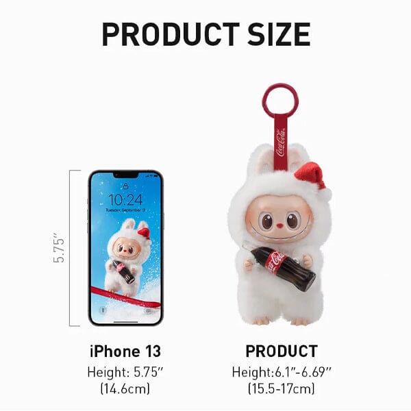 Pop Mart x THE MONSTERS: Coca-Cola Series Plush Keyring Figurine Blind Box (1pc) Simple Pop Mart 