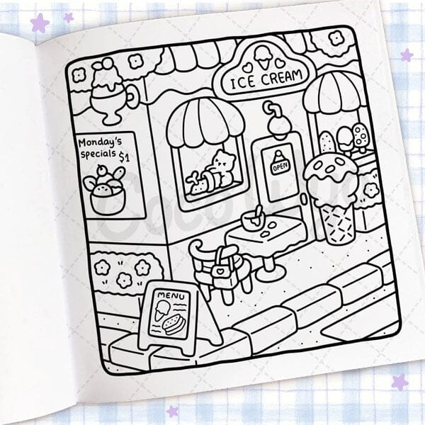 "Cozy Corner" Coloring Book: Cozy Space Coloring by Coco Wyo (45 Pages) Simple Coco Wyo 