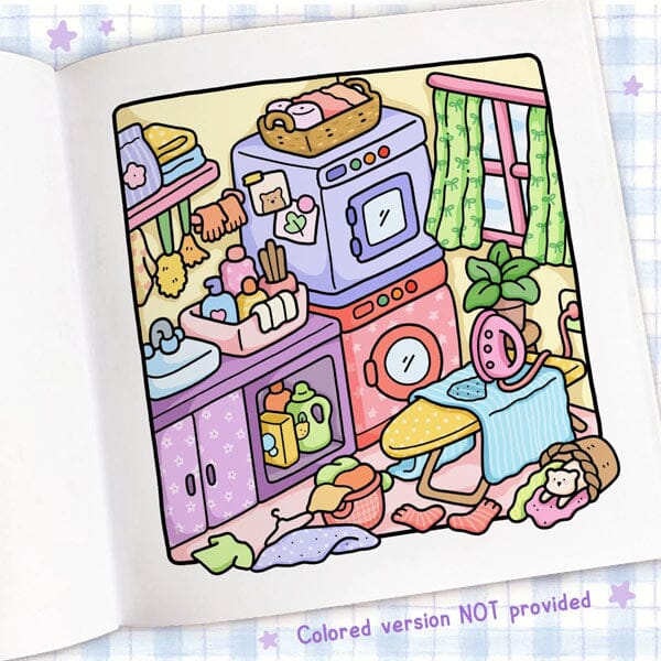 "Cozy Corner" Coloring Book: Cozy Space Coloring by Coco Wyo (45 Pages) Simple Coco Wyo 