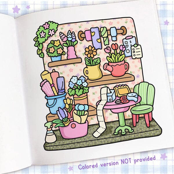 "Cozy Corner" Coloring Book: Cozy Space Coloring by Coco Wyo (45 Pages) Simple Coco Wyo 