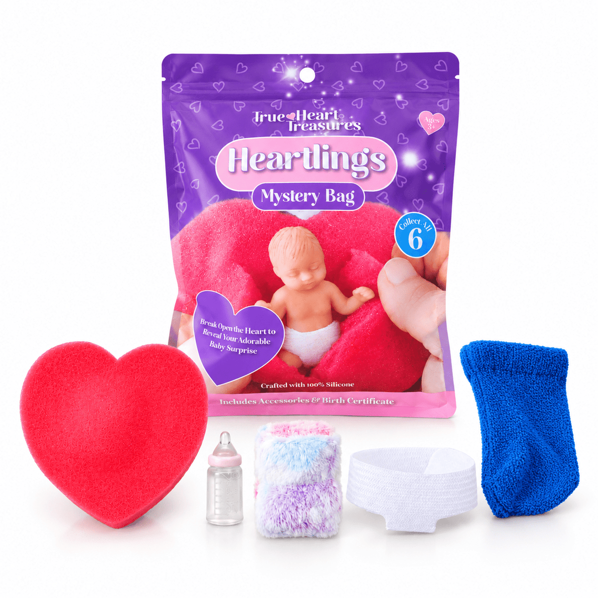 TrueHeart Treasures Reborn Mini Silicone Baby Mystery Capsule (Complete With Accessories) Simple TrueHeart Treasures 