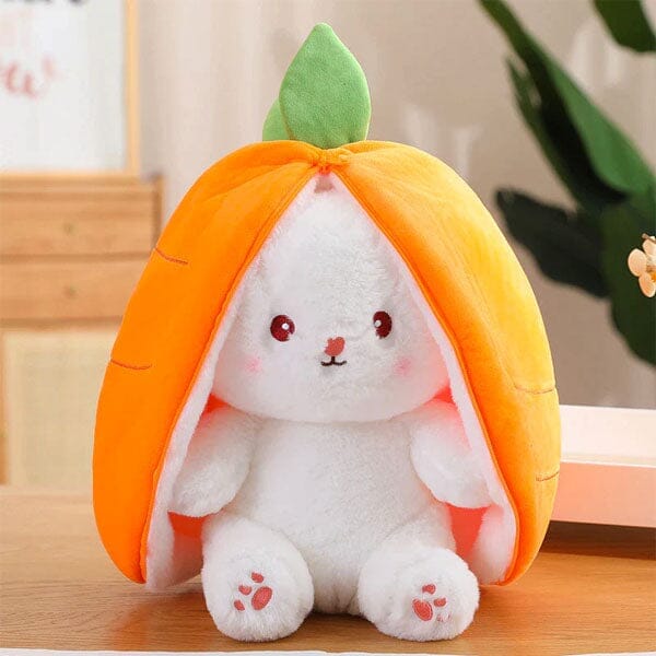 Flopsymates: Convertible 14" Bunny Plush Toys | Strawberry Or Carrot Simple Showcase 