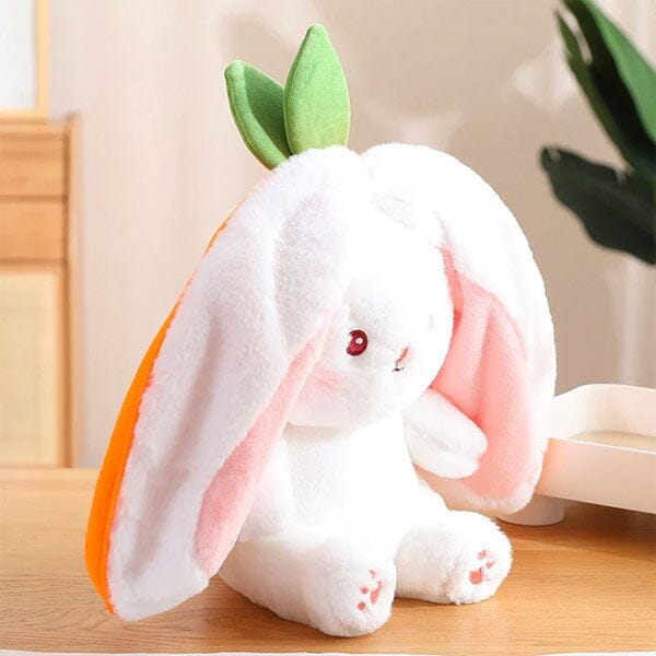 Flopsymates: Convertible 14" Bunny Plush Toys | Strawberry Or Carrot Simple Showcase 