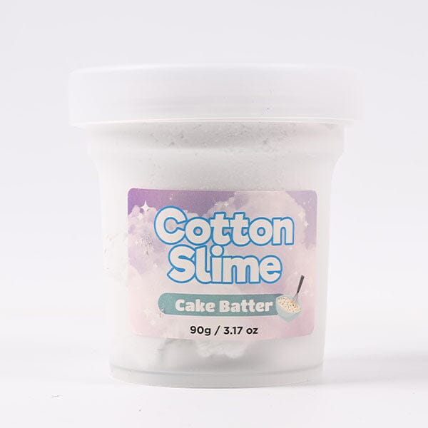 LIT Slime Cotton Butter Slime (3.17oz) Multiple Scents Simple Lit Slime Cake Batter 