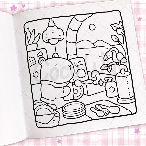 "Cozy Days" Coloring Book: Cozy Space Coloring by Coco Wyo (45 Pages ...