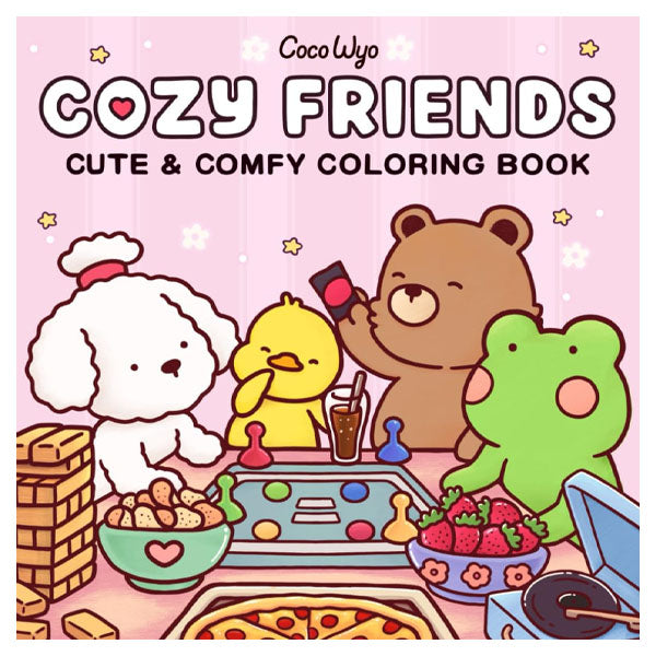 "Cozy Friends" Coloring Book: Cozy Space Coloring by Coco Wyo (40 Pages)