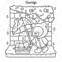 "Cozy Friends" Coloring Book: Cozy Space Coloring by Coco Wyo (40 Pages) Simple Coco Wyo 