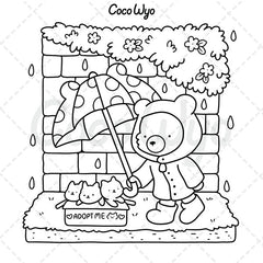 "Cozy Friends" Coloring Book: Cozy Space Coloring by Coco Wyo (40 Pages)