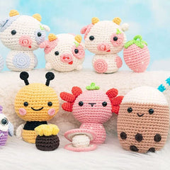 Crochet Handmade 4" Kawaii Plush Toy Collection (1pc) Multiple Styles Preorder Showcase 