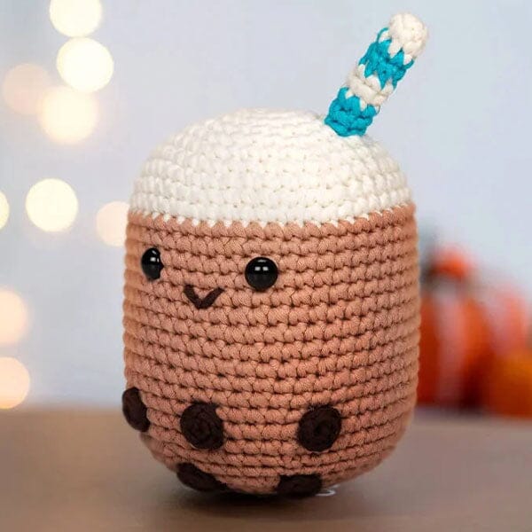 Crochet Handmade 4" Kawaii Plush Toy Collection (1pc) Multiple Styles Preorder Showcase Boba Bubble Tea 