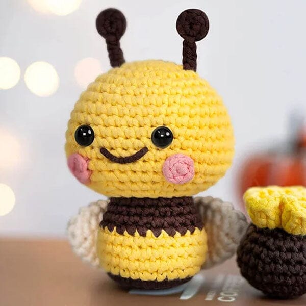 Crochet Handmade 4" Kawaii Plush Toy Collection (1pc) Multiple Styles Preorder Showcase Bumble Bee 