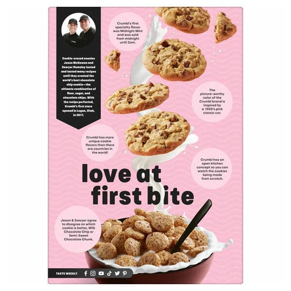 Kellogg's™ x Crumbl Cookies™ Chocolaty Chip Breakfast Cereal (12.6oz) Simple Showcase 