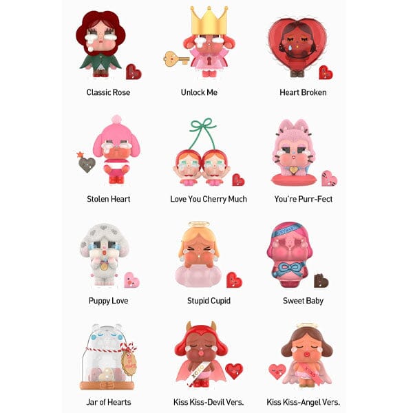 Pop Mart x CRYBABY: Crying For Love Series Figurine Blind Box (1pc) Simple Pop Mart 