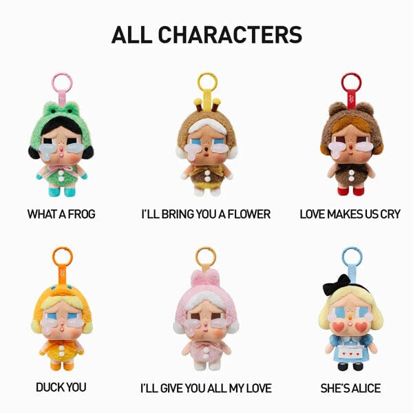 Pop Mart x CRYBABY: Crying Again Series Plush Keychain Blind Box (1pc) Simple Pop Mart 