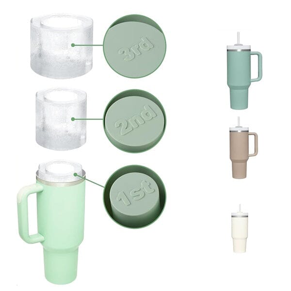 HydriEase Cup Ice Mold: Sip Effortlessly with Perfect Center Hole Simple Showcase 