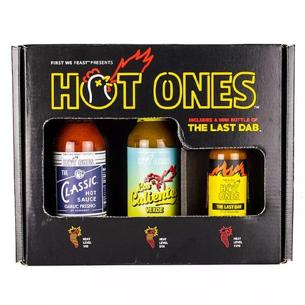 Hot Ones® "The Last Dab" Hot Sauce Trio Pack | As Seen On Youtube Simple Showcase 