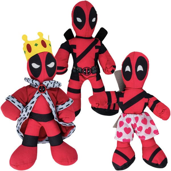 Marvel's Deadpool 9" Standing Plush Doll Toy (1pc) Assorted Styles Simple Nintendo 