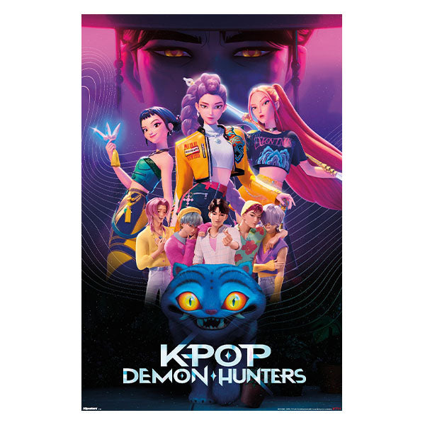 KPop Demon Hunters Poster (Assorted Styles) Available In-Store Only Simple KPop Demon Hunters 
