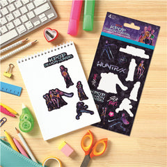 KPop Demon Hunters Sticker Pack (4 Sheets)