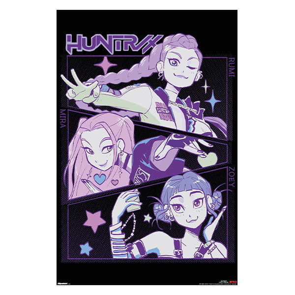 KPop Demon Hunters Poster (Assorted Styles) Available In-Store Only Simple KPop Demon Hunters 