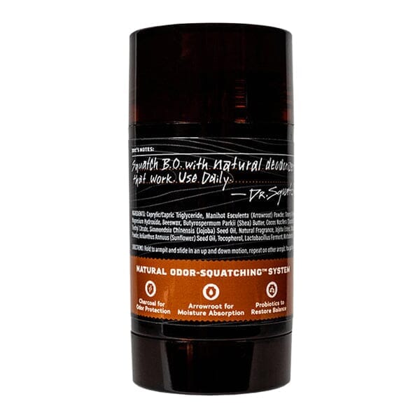 Dr. Squatch® All-Natural Deodorant For Men | Wood Barrel Bourbon Simple Showcase 